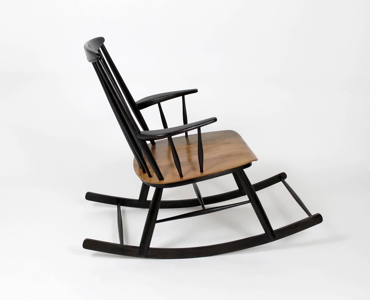 Scandinavian Modern Scandinavian Style Rocking Chair, 1960s For Sale