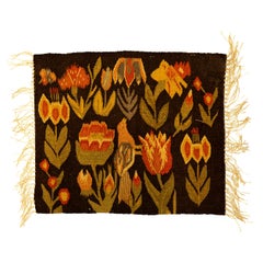 Scandinavian Style Rollakan Bird-Design Textile Nordic Style