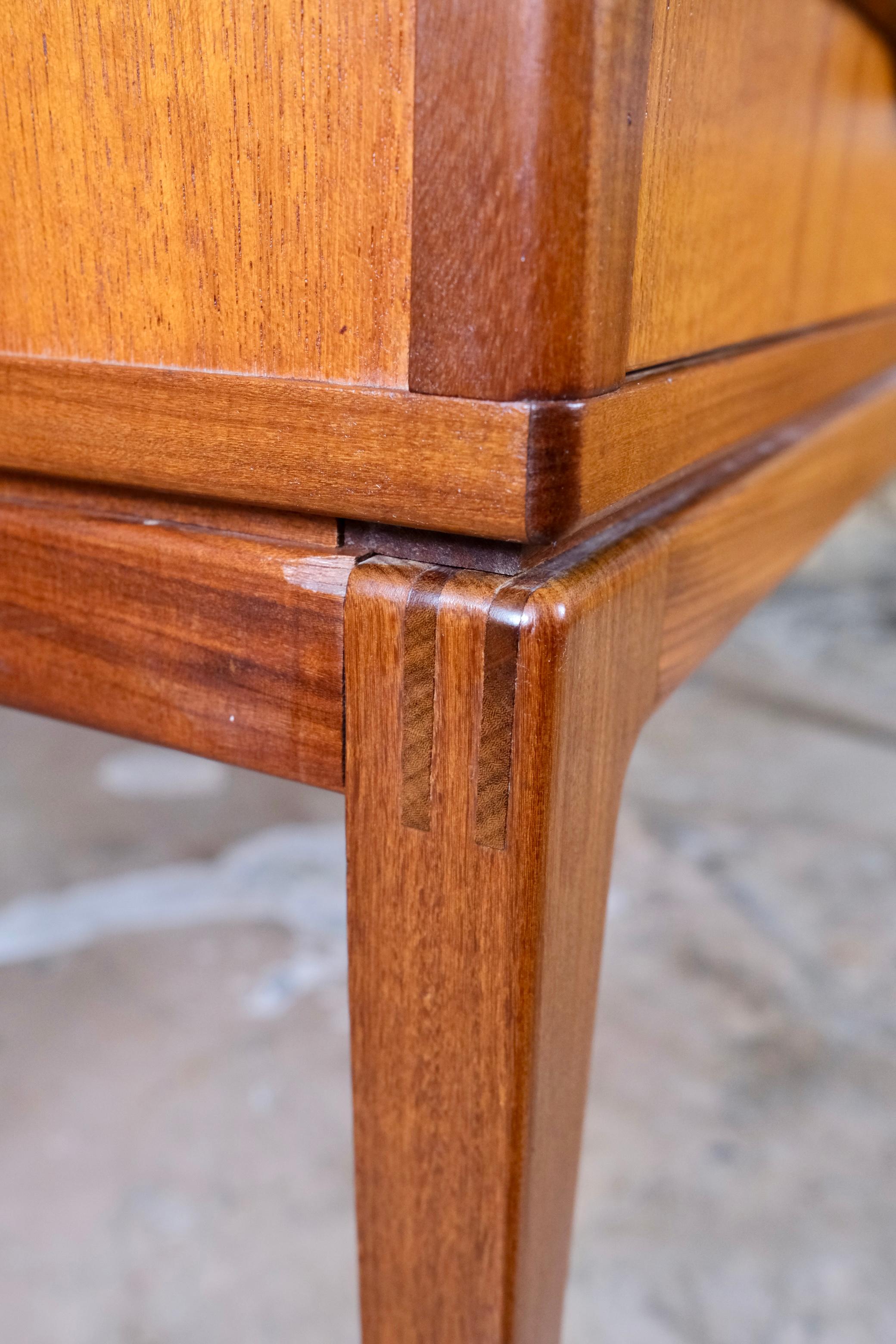 Scandinavian-style teak vanity table, made in France, 1960s 7