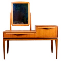 Scandinavian-style teak vanity table, made in France, 1960s