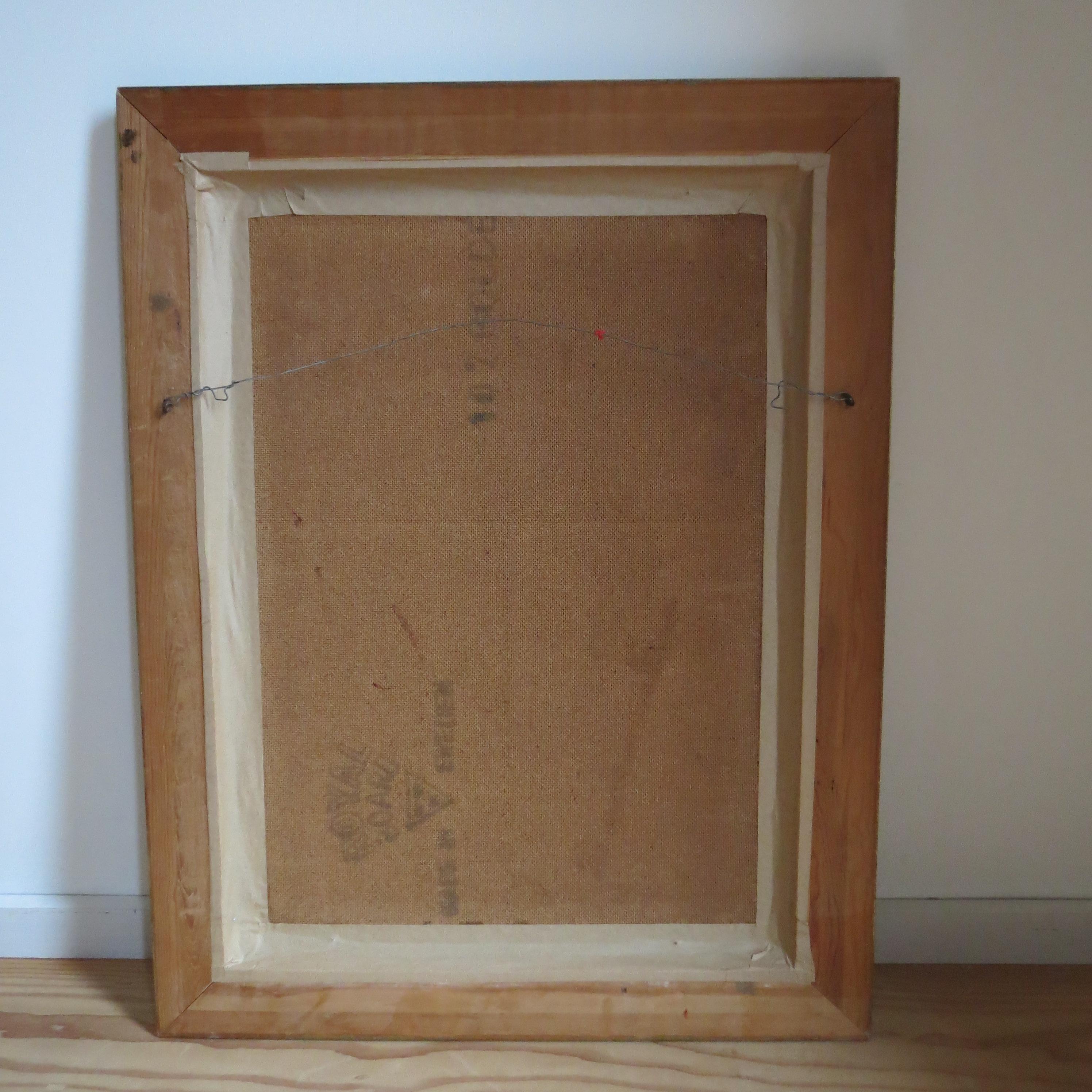 Skandinavische schwedische Wandbehang Crewel-Bilder-Wandkunst, 1960er Jahre im Angebot 5