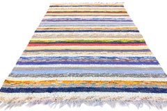 Scandinavian Swedish Kilim Multi-color