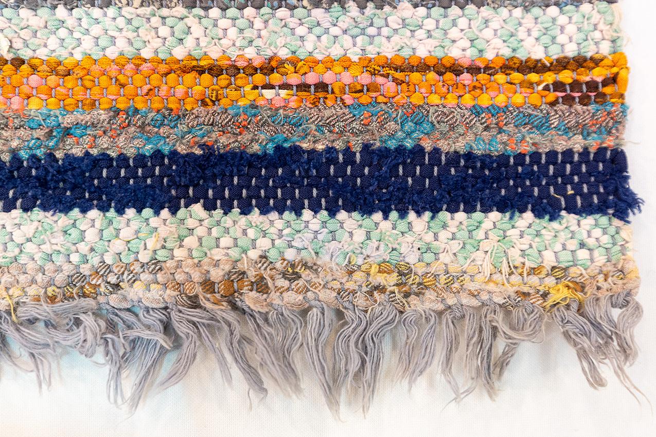 Kilim Sueco Escandinavo Multicolor en Bueno estado para la venta en Ferrara, IT