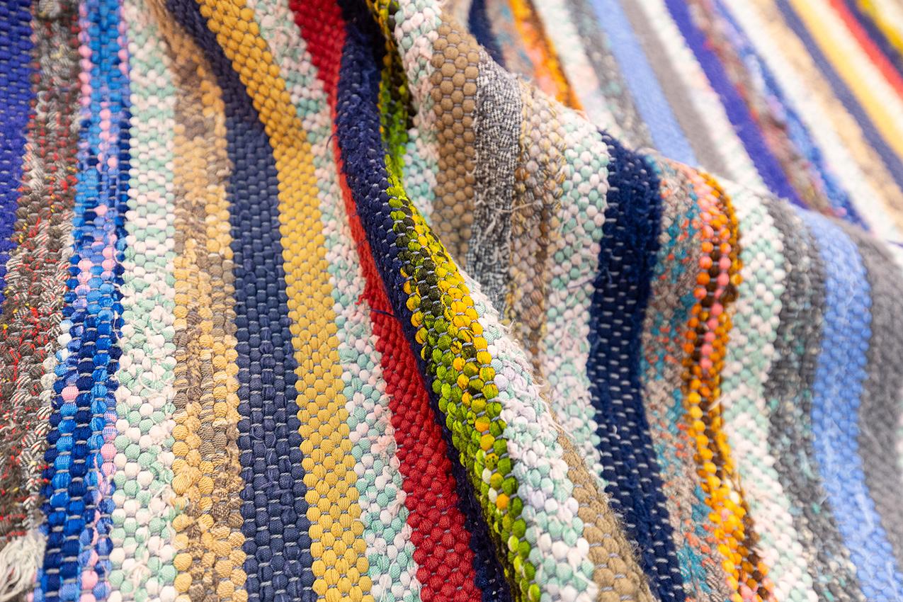 Kilim Sueco Escandinavo Multicolor siglo XX en venta