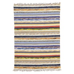 Scandinavian Swedish Kilim Multi-color