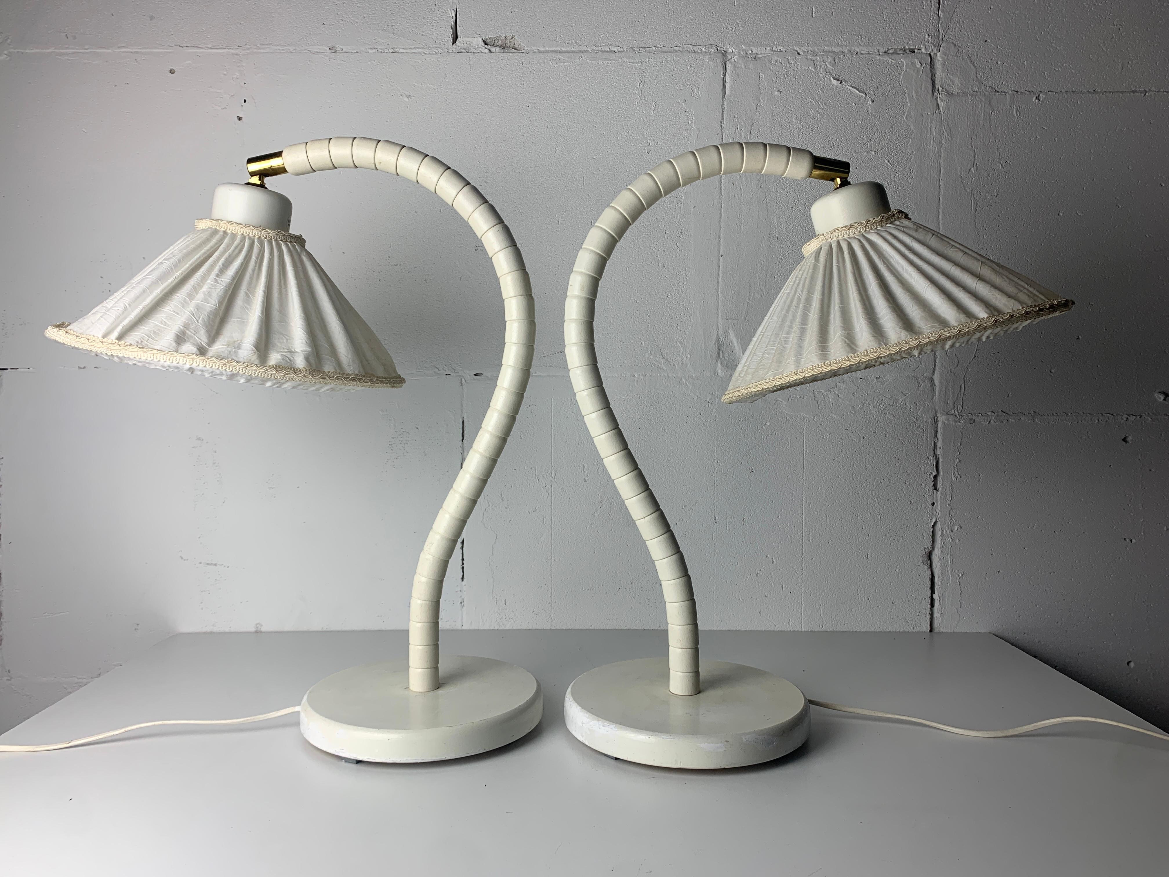 Scandinavian Modern Scandinavian Swedish Modern bedside or table lamps by Markslojd, 1960s For Sale