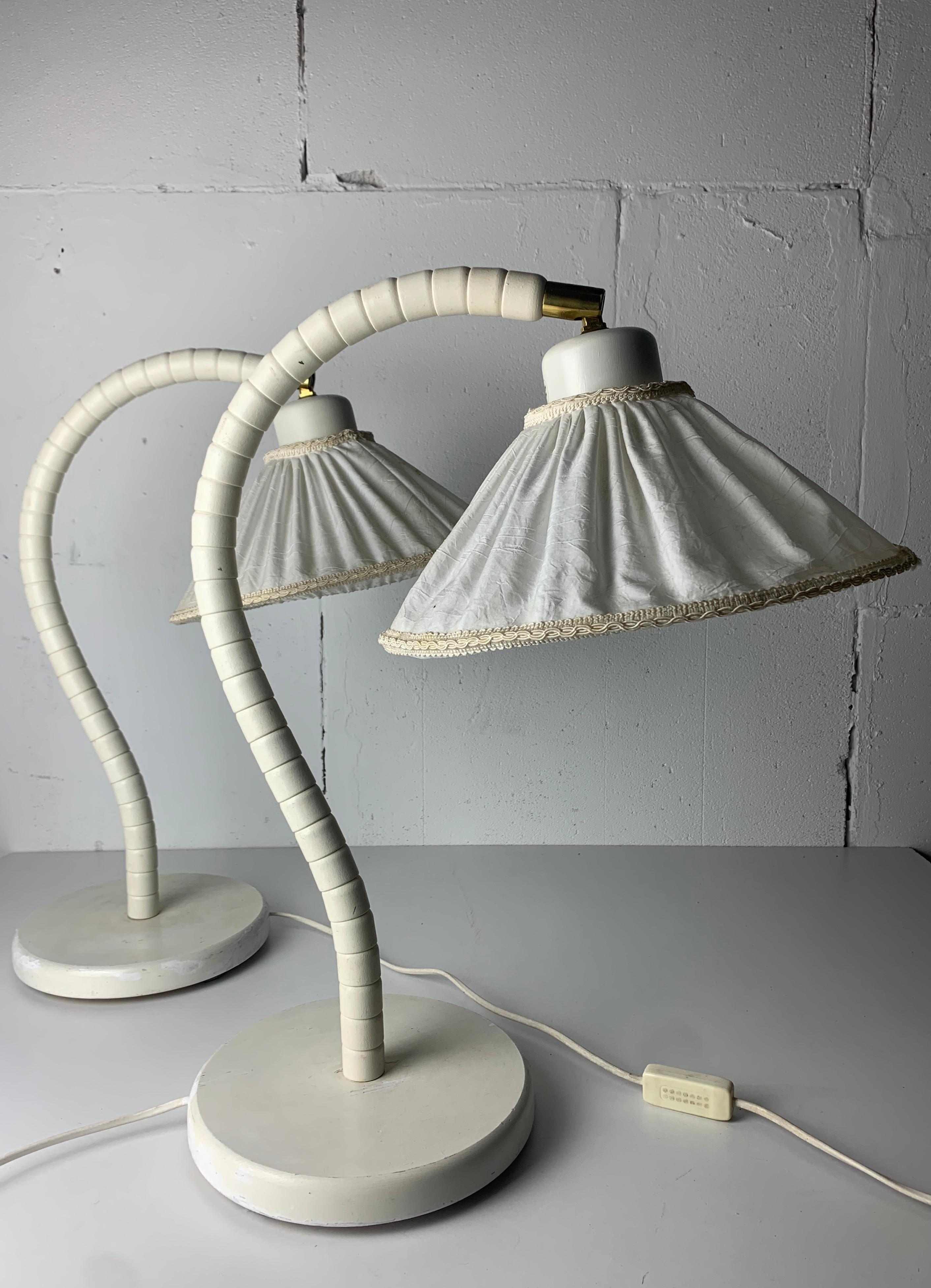 Scandinavian Swedish Modern bedside or table lamps by Markslojd, 1960s In Good Condition For Sale In Zaandam, NL