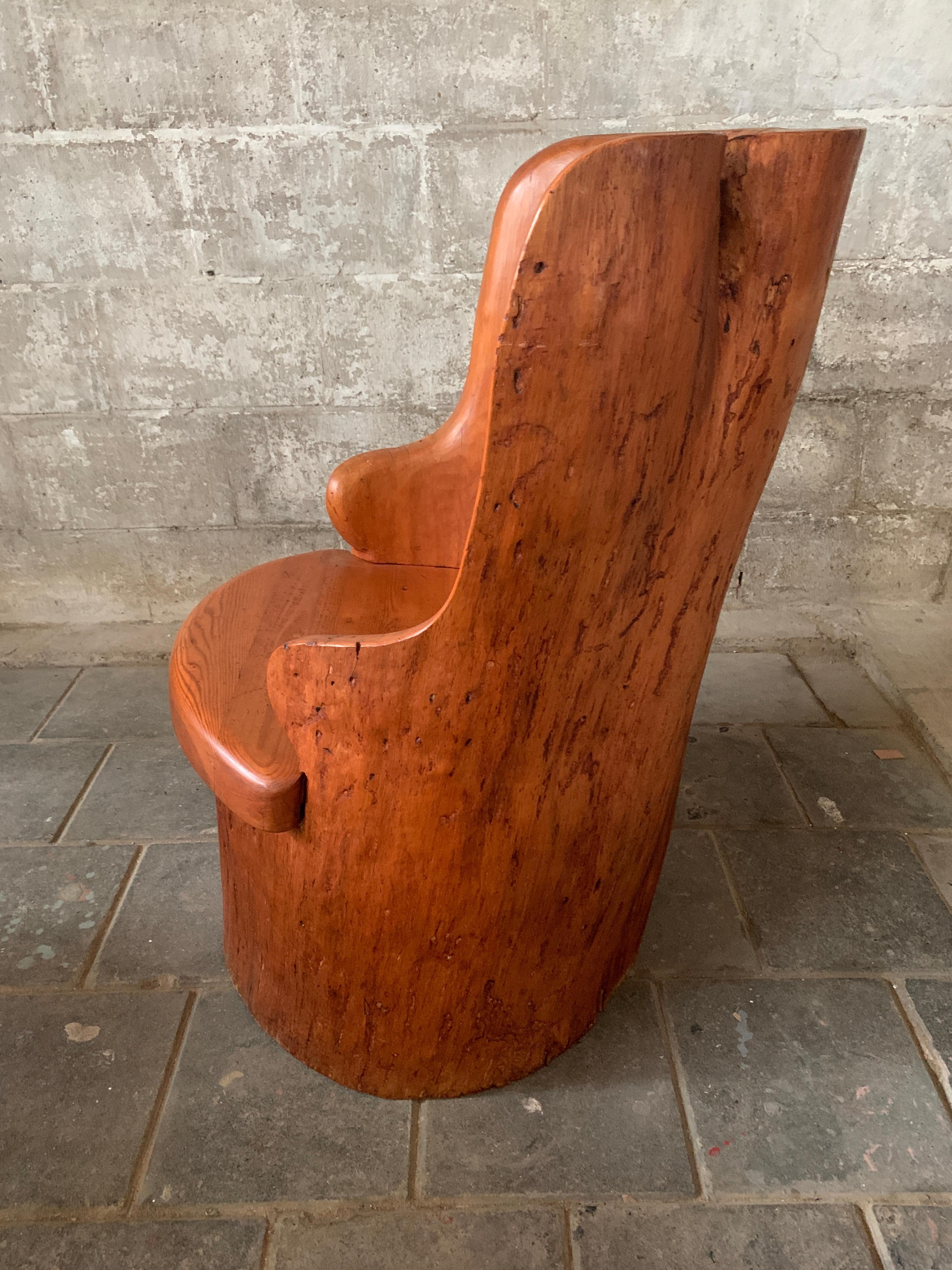 Sedia scandinava in legno di pino svedese 