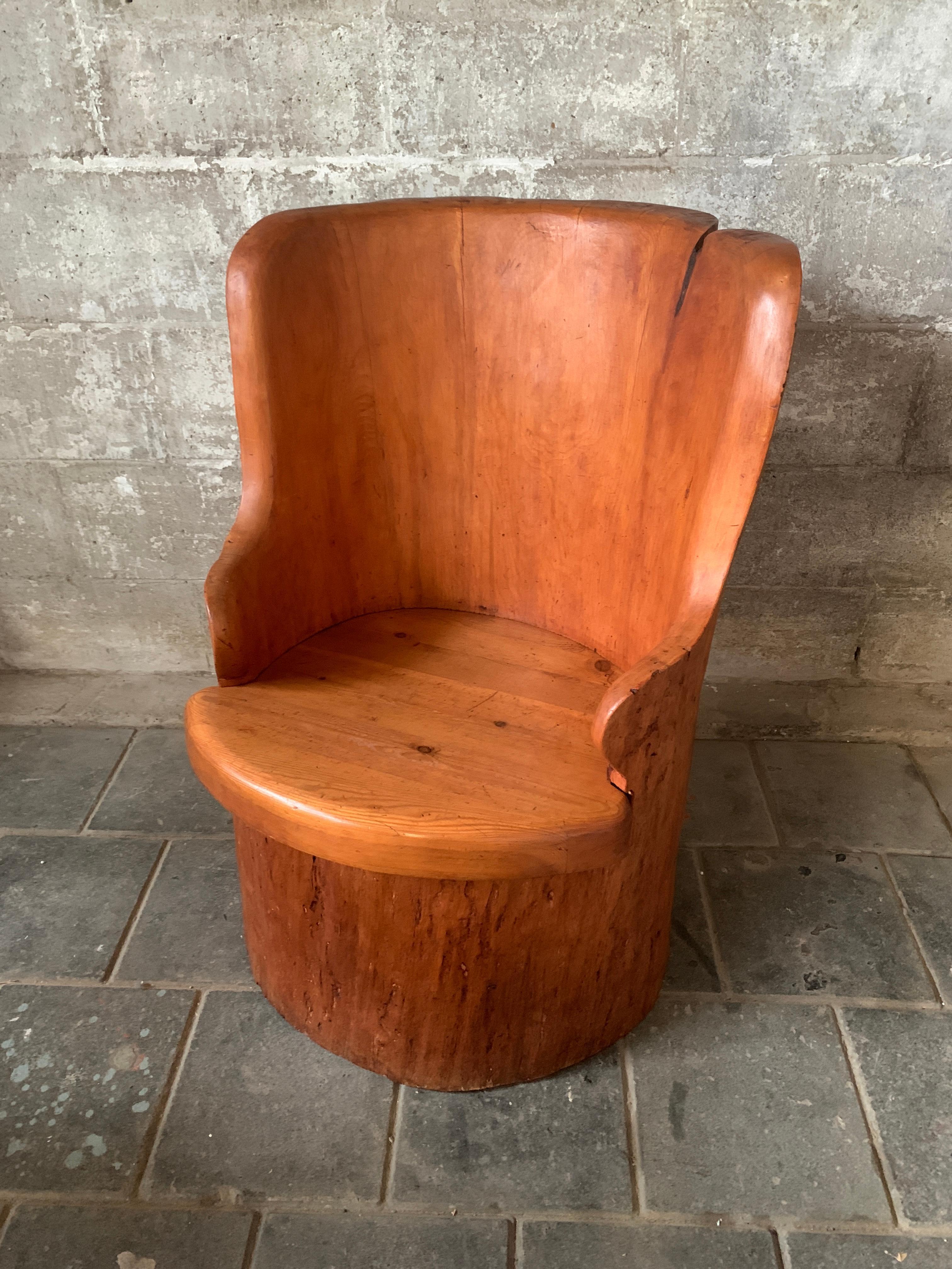Sedia scandinava in legno di pino svedese 