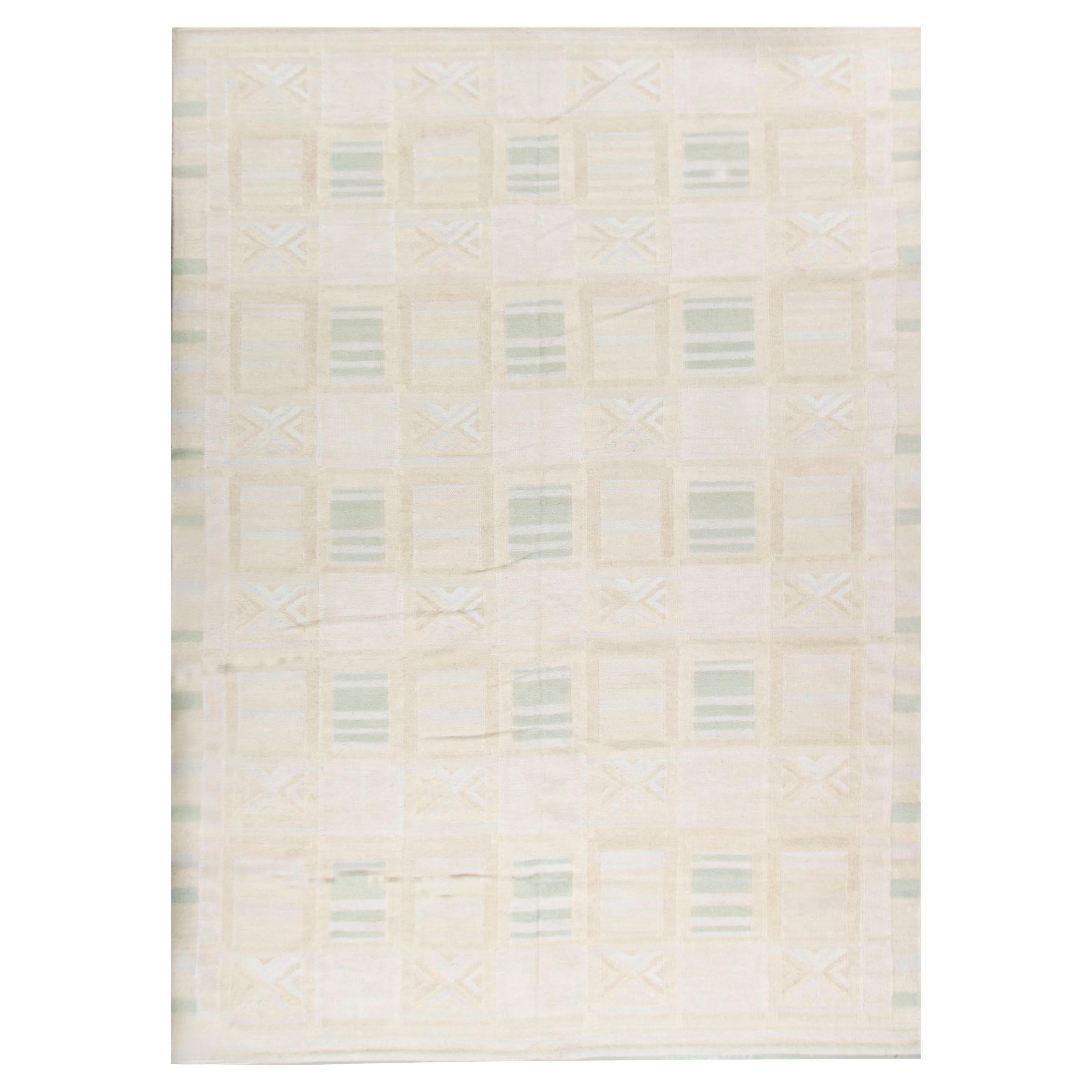 Scandinavian Swedish Style Flatweave Collection Deco Rug  11'7 x 14'9