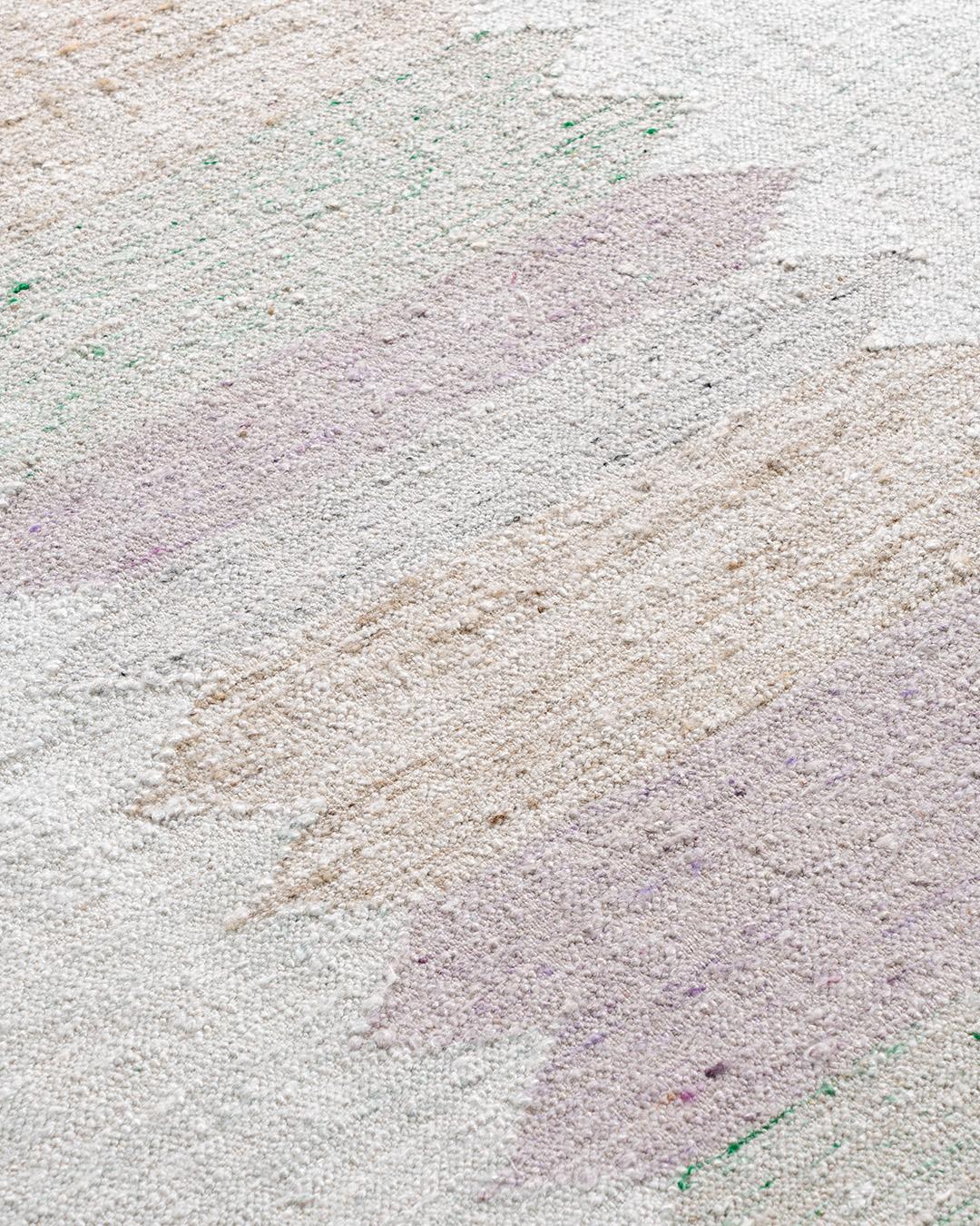 Kilim Tapis déco scandinave de style suédois à tissage plat 8' x 10' en vente