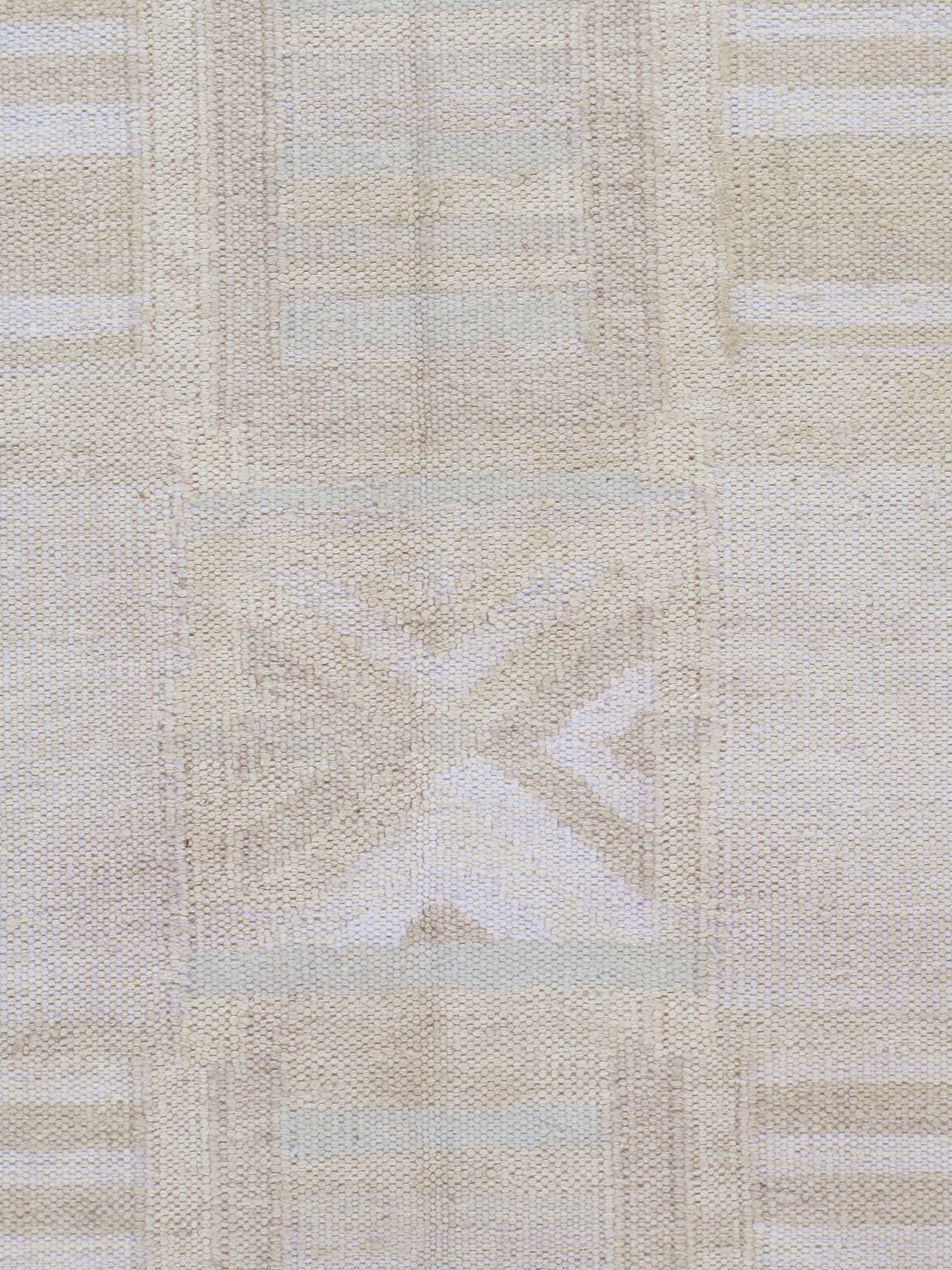 XXI secolo e contemporaneo Scandinavo in stile svedese a trama piatta  Tappeto Deco  8' x 10' in vendita