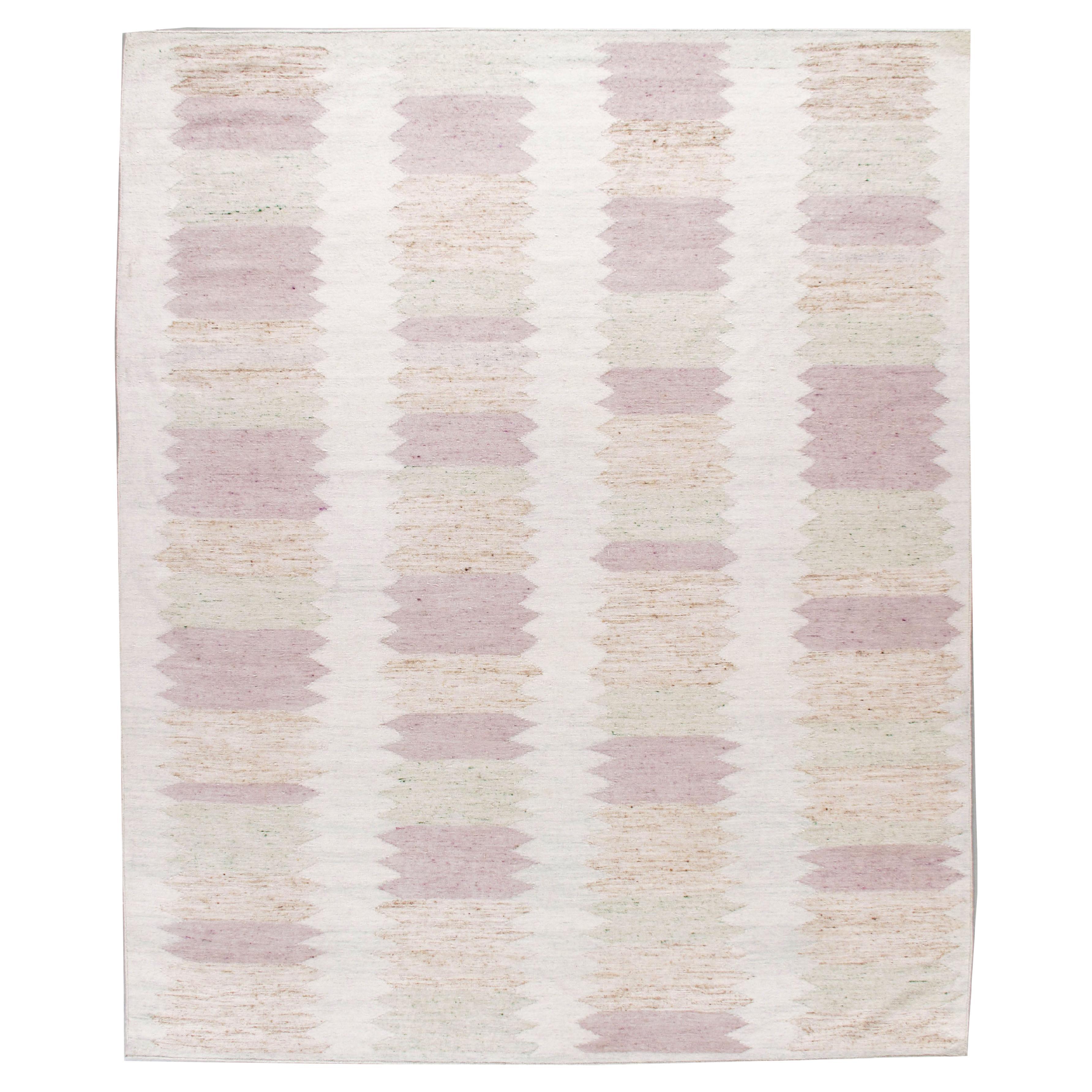 Tappeto Deco a trama piatta in stile scandinavo svedese 8
 x 10
