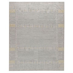 Tapis déco scandinave de style suédois à tissage plat 8' x 10'