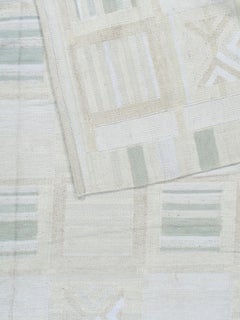 Scandinavian Swedish Style Ivory Flatweave Collection Deco Rug 11'7 x 14'9
