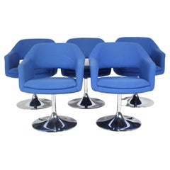 Chaises pivotantes scandinaves de Johanson Design  lot de 5