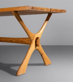 Scandinavian Table and Bench Set