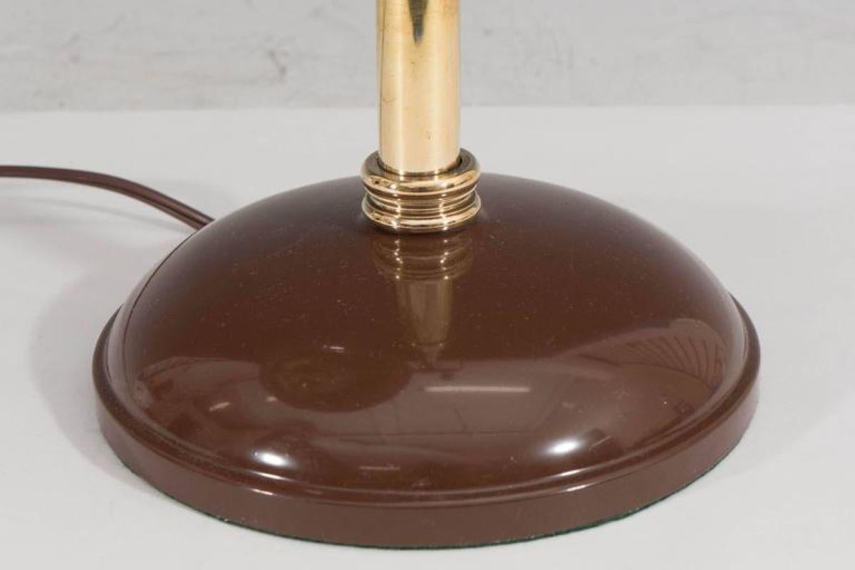 Scandinavian Table Lamp in Chromed Brass, 1940s 2