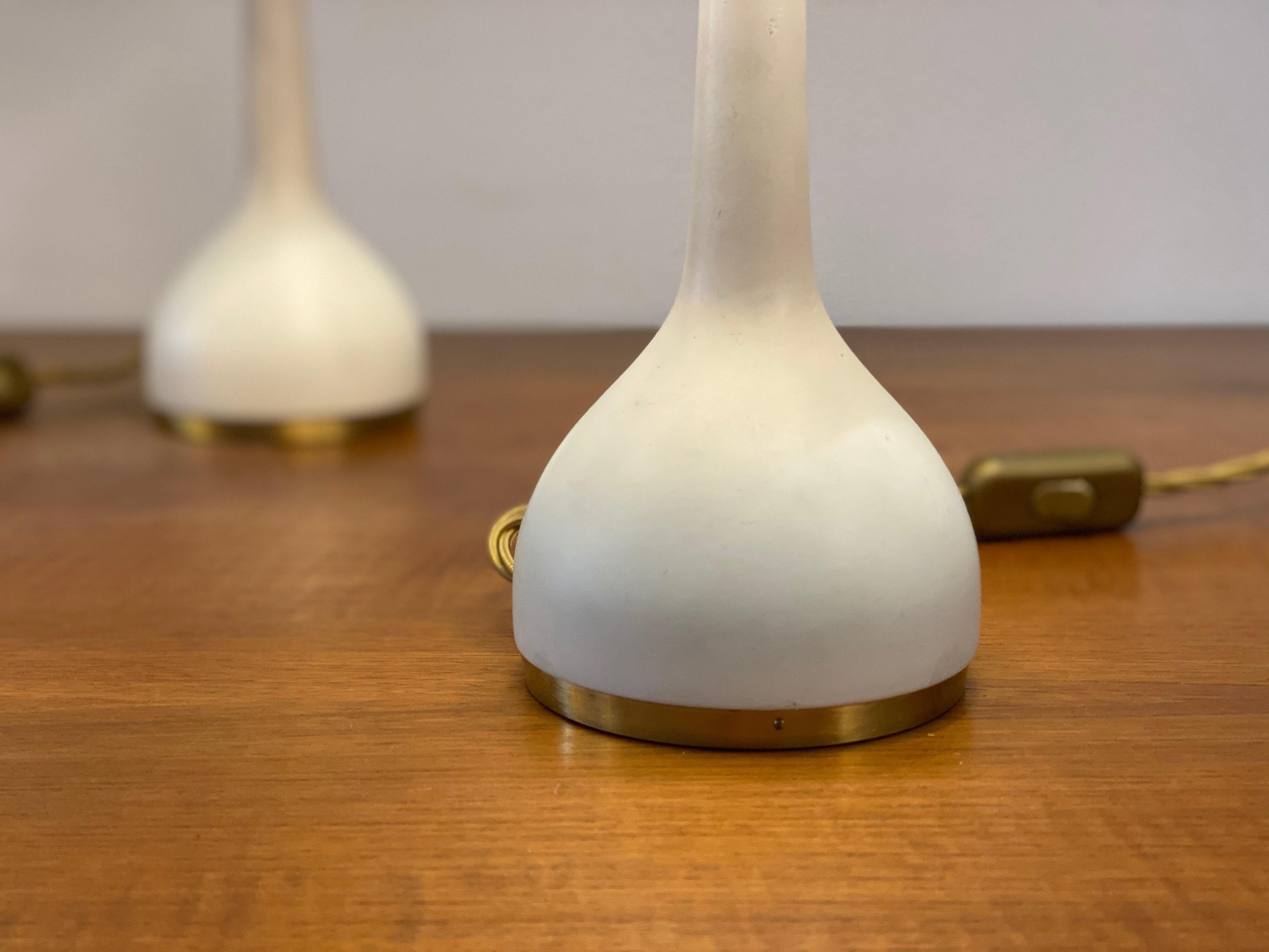 Brass Scandinavian Table Lamps by Hans-Agne Jakobsson AB Markaryd, Sweden, 1960s For Sale