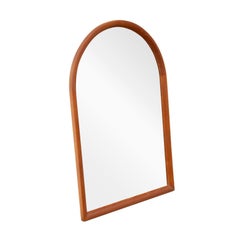 Scandinavian Teak Arched Mirror