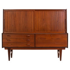 Scandinavian Teak Buffet Sideboard by A. Ahlstrom Osakeyhtio Warkaus, Finland