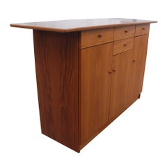 65" Scandinavian Teak Cabinet Credenza/Side Board