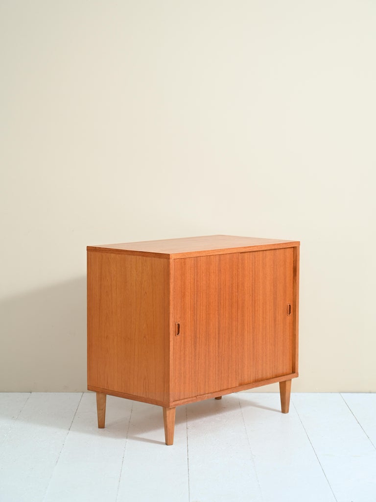 Scandinavian Teak with Sliding Doors at 1stDibs