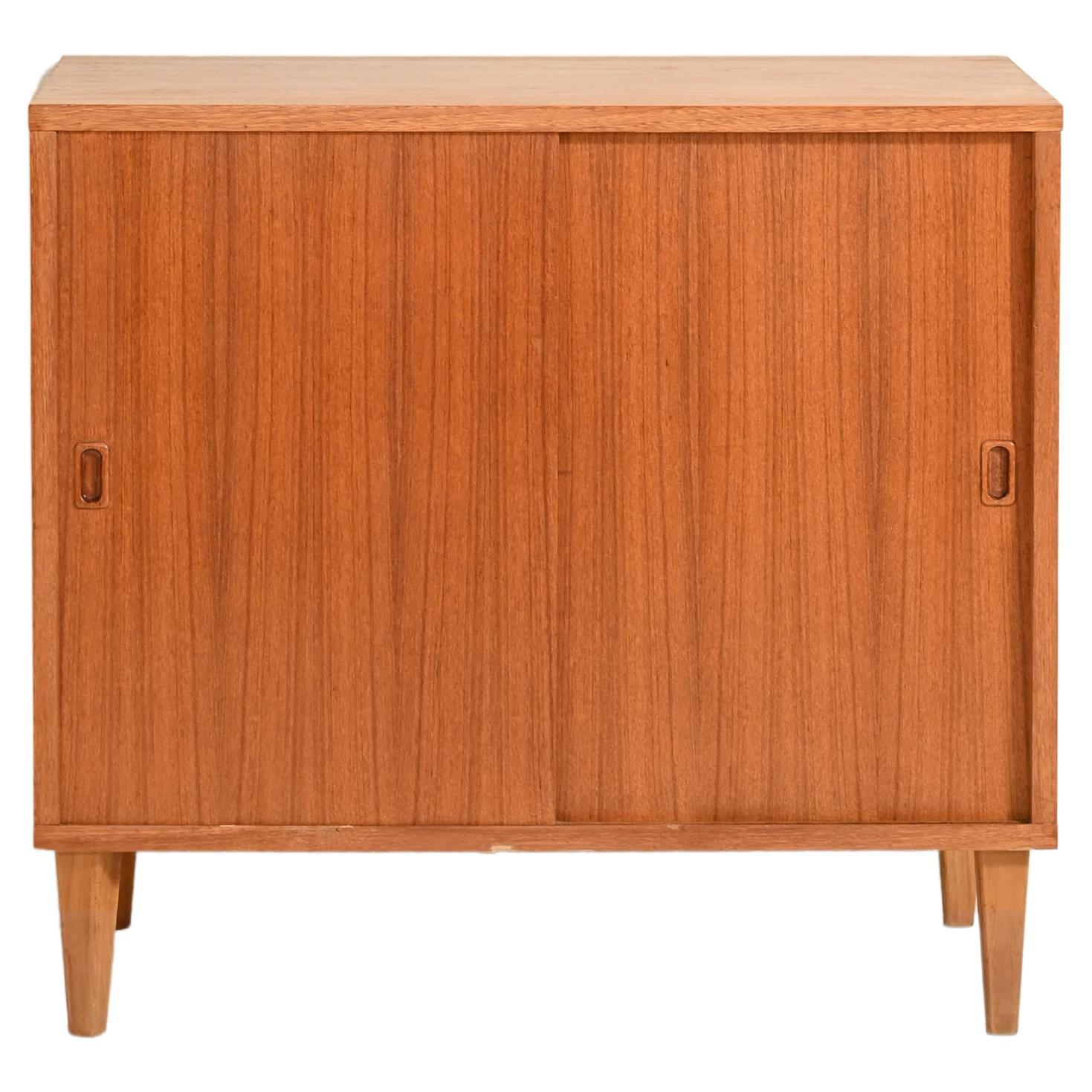 Scandinavian Teak with Sliding Doors at 1stDibs