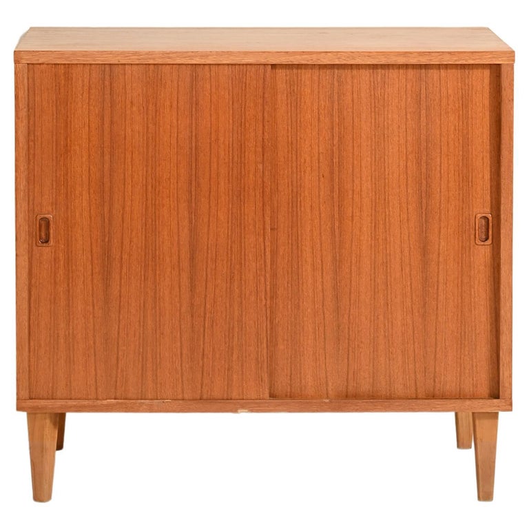 Scandinavian Teak with Sliding Doors at 1stDibs