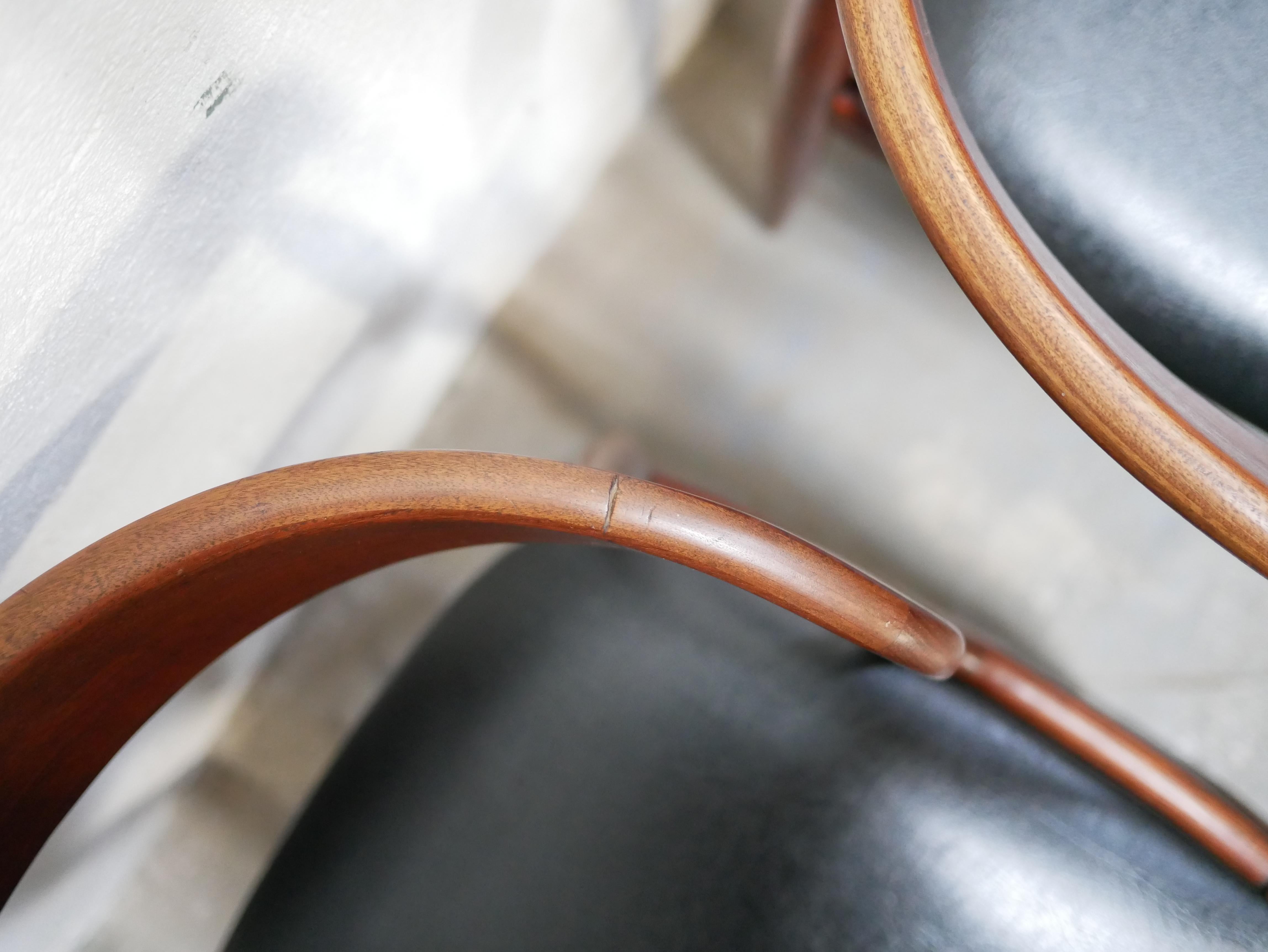 Sedia scandinava in teak di J. Andersen per Uldum Mobelfabrik in vendita 6