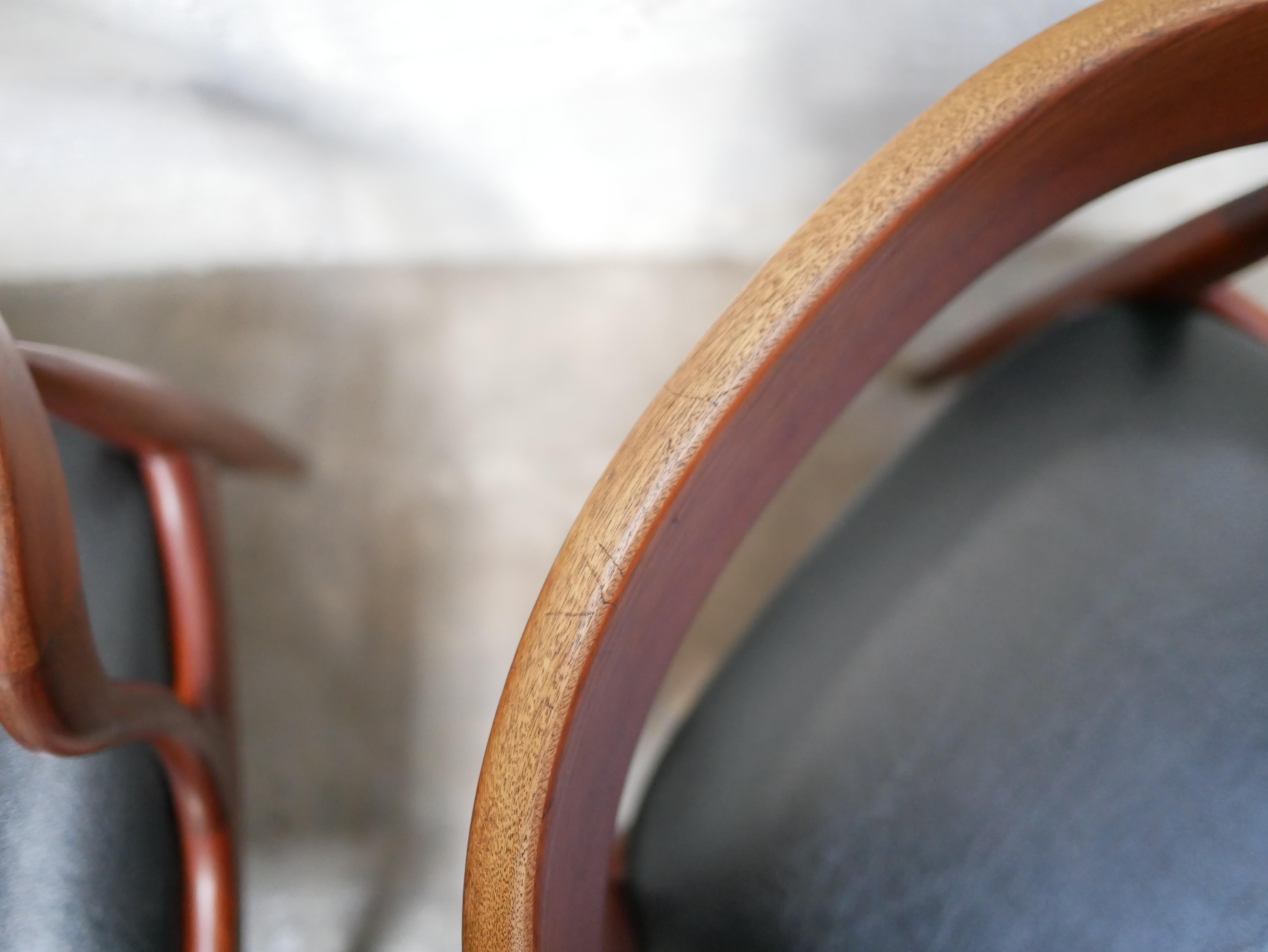 Sedia scandinava in teak di J. Andersen per Uldum Mobelfabrik in vendita 9
