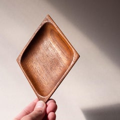 Scandinavian Teak Decorative Dishes, Set of 2 Bowls, Mid-Century Design 1960s