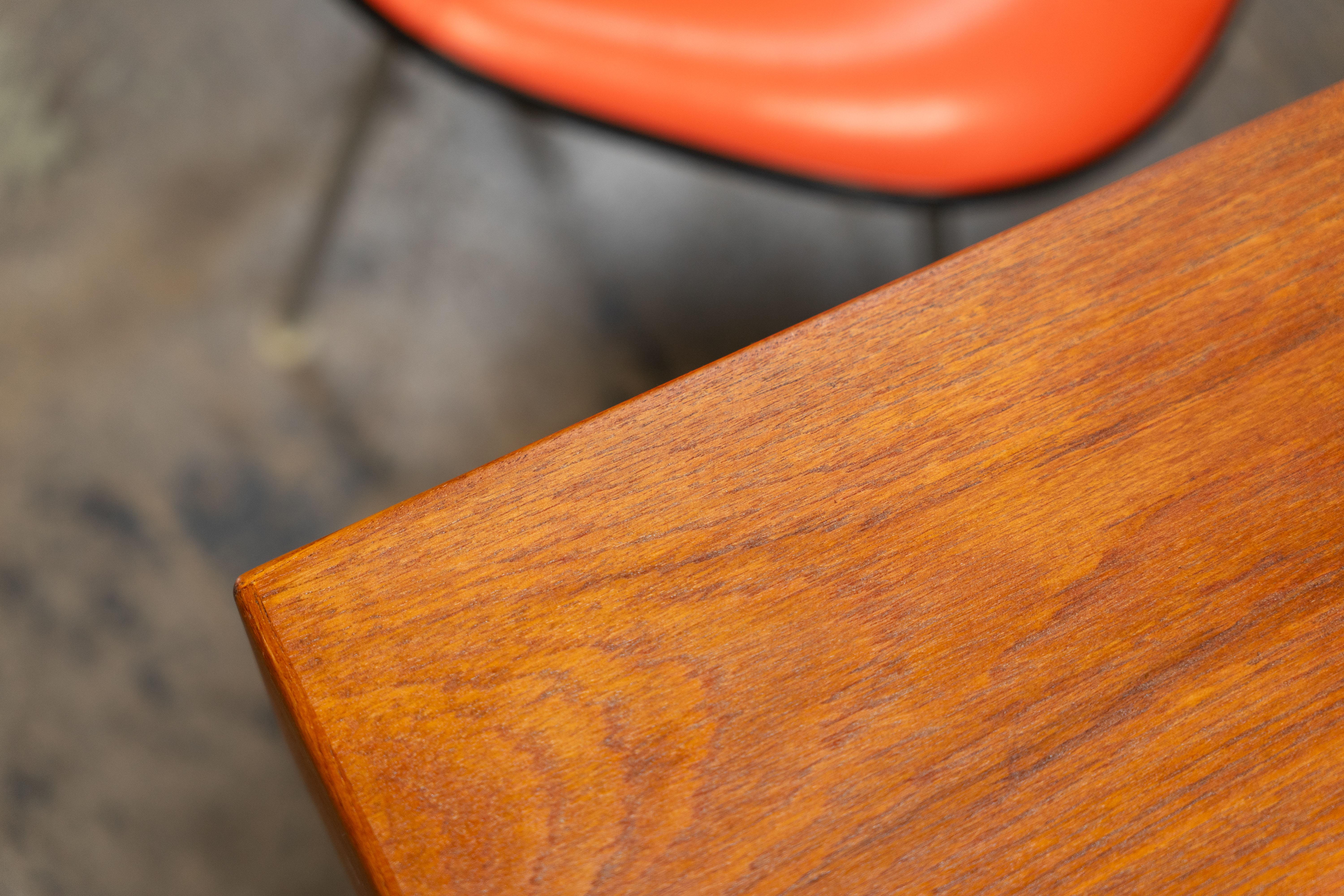 Scandinavian Teak Desk by Nanna Ditzel Søren Willardsen, Denmark, 1960s For Sale 7