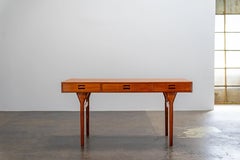 Skandinavischer Teakholz-Schreibtisch von Nanna Ditzel Søren Willardsen, Dänemark, 1960er Jahre