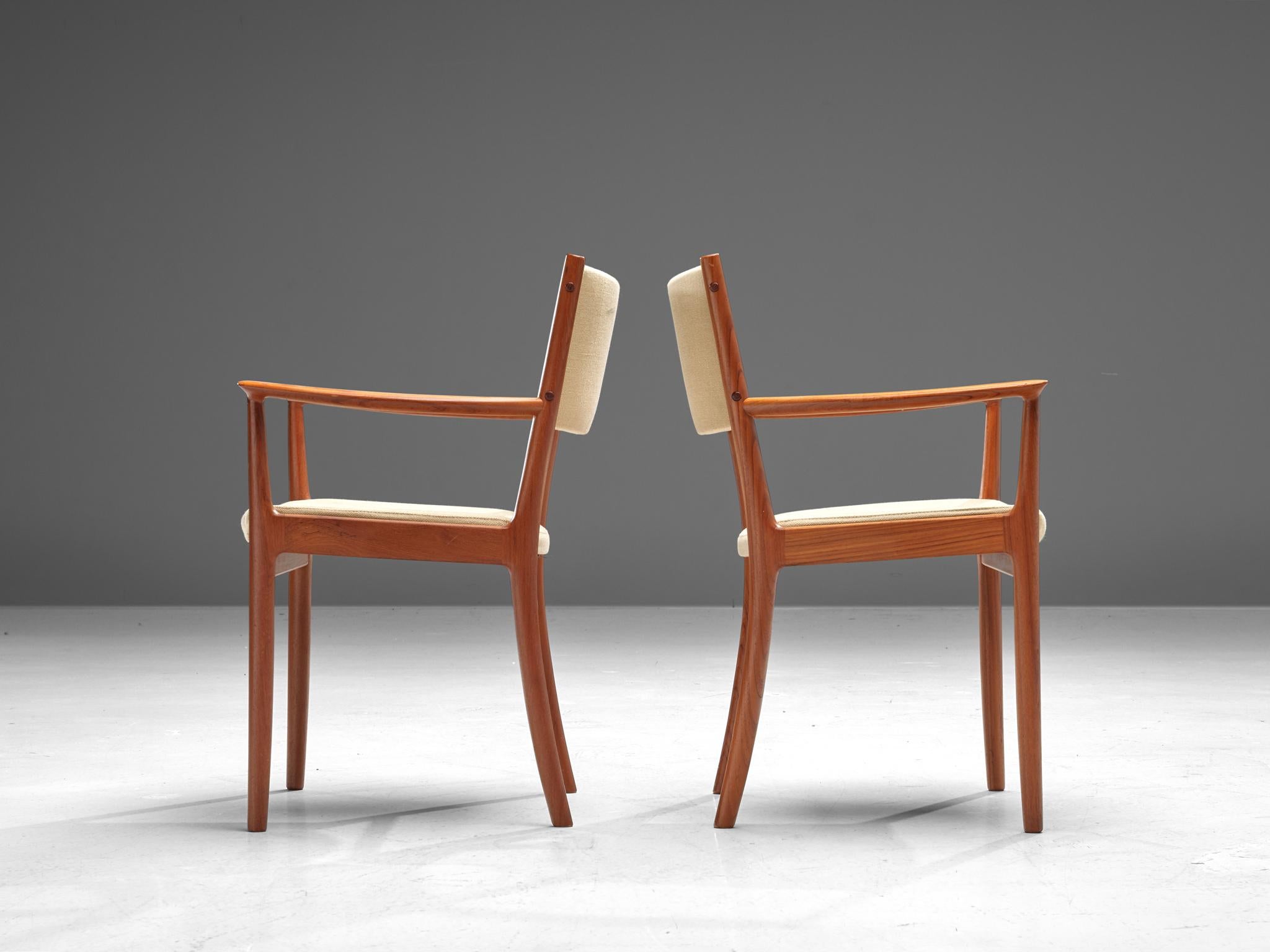Mid-20th Century Scandinavian Teak Dining Chairs by Kai Lyngfeldt Larsen