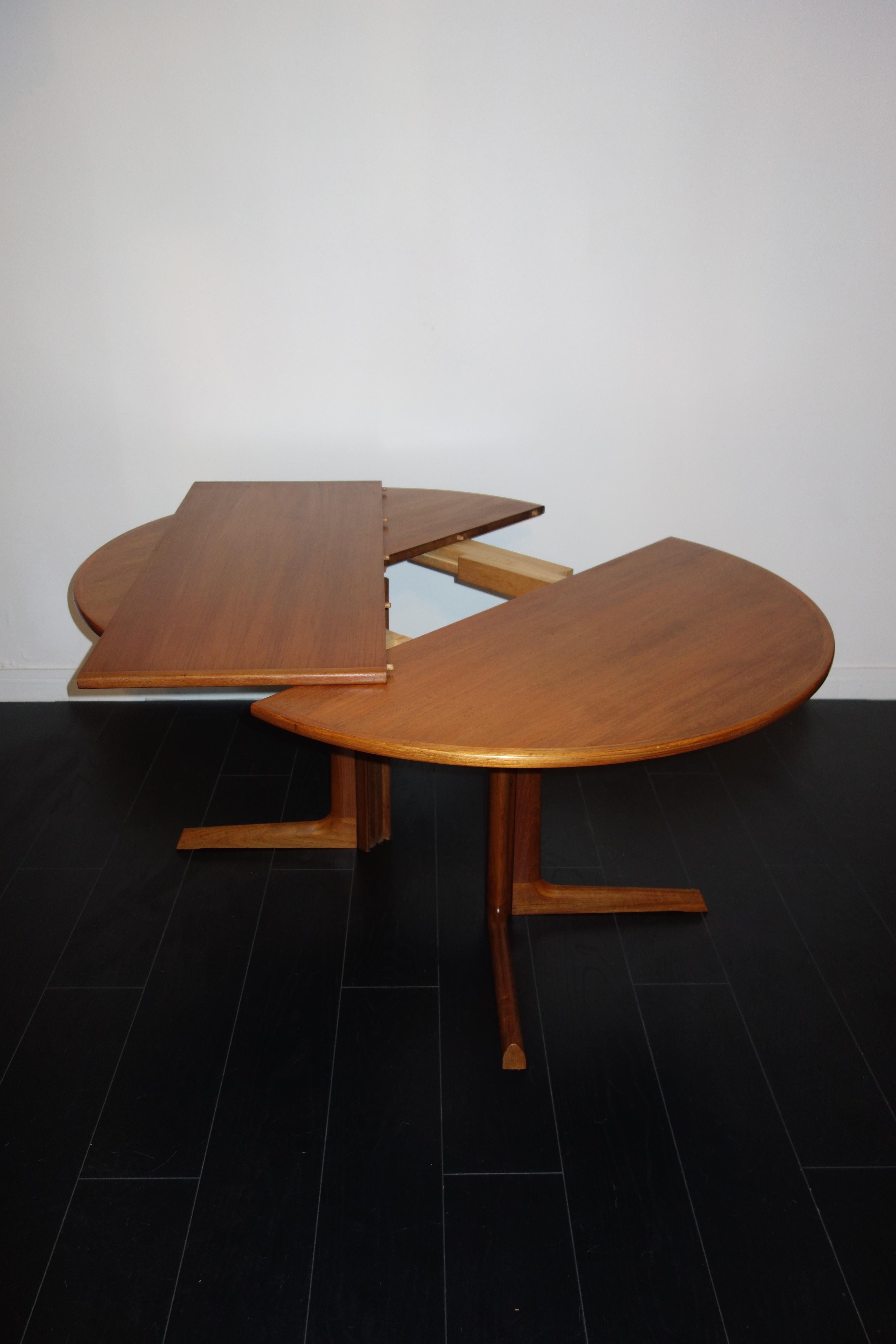 Oiled Scandinavian Teak Dining Table by Niels Otto Moller for Gudme Møbelfabrik, 1960s