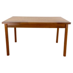 Scandinavian Teak Dining Table With Extension Leaves