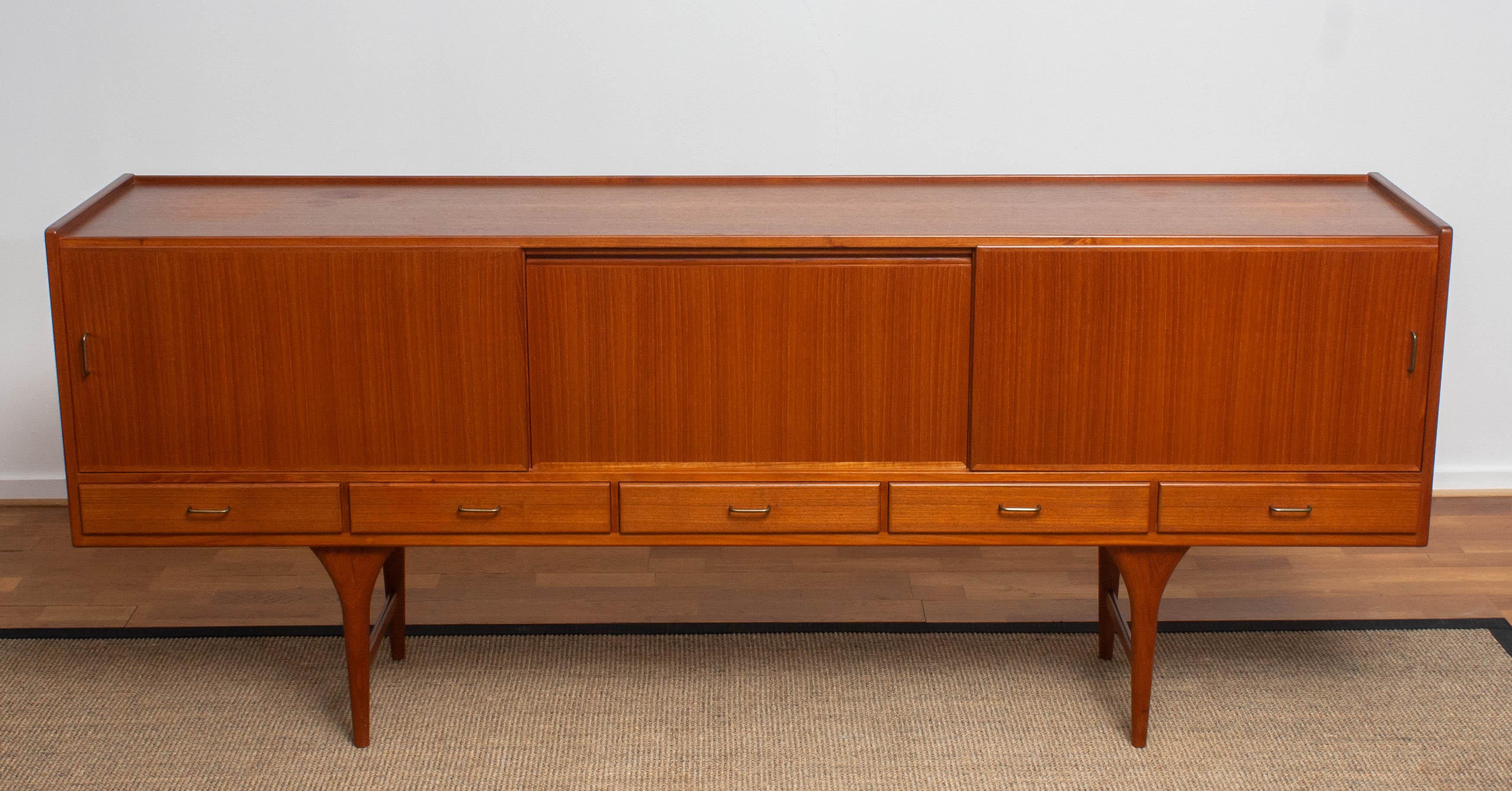 Scandinavian Teak Extra Large Sideboard 