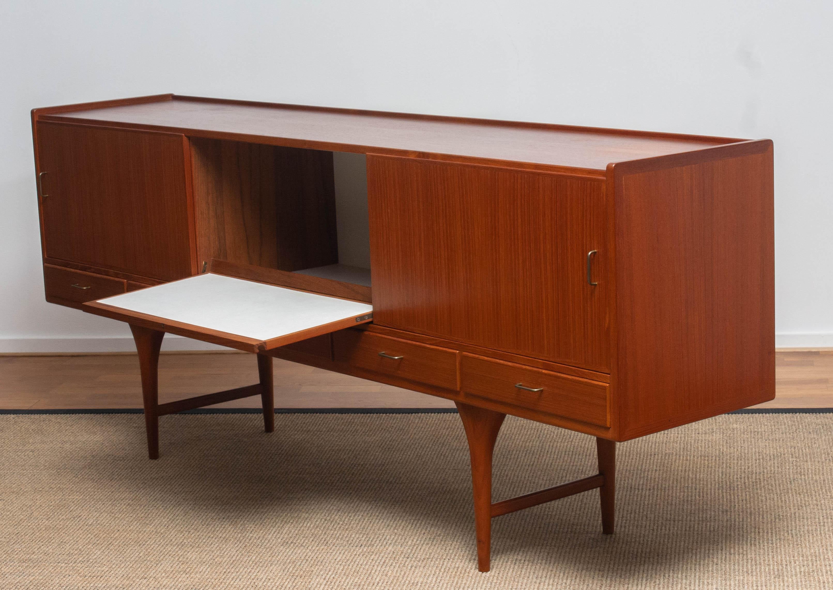 Mid-20th Century Scandinavian Teak Extra Large Sideboard 