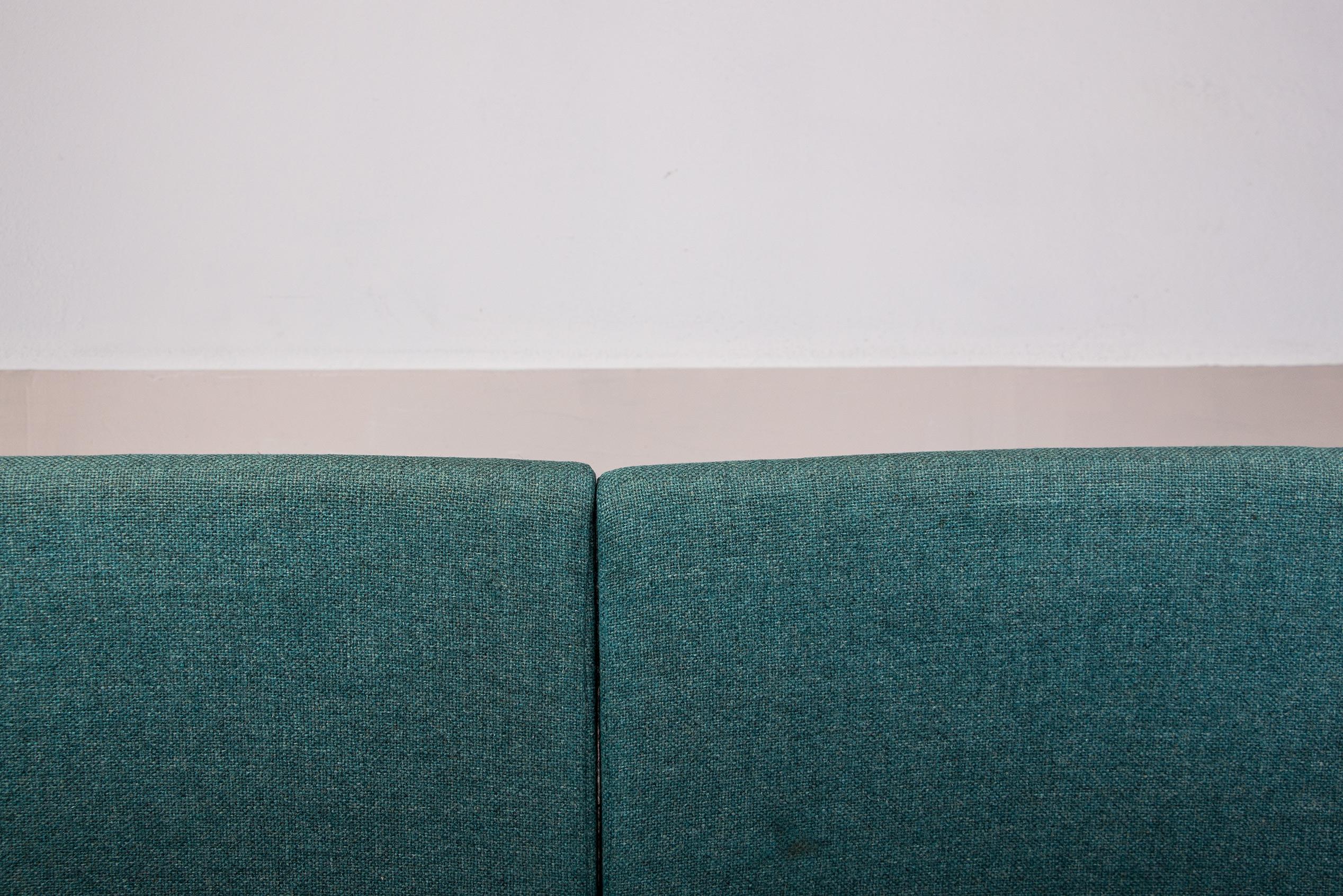 Scandinavian Teak & Fabric 2-Seat Sofa by Gunnar Sørlie for Karl Sørlie & Sønner 7