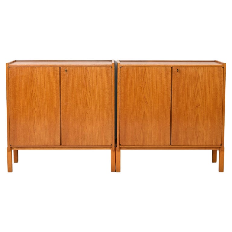 Scandinavian teak furniture pair For Sale at 1stDibs