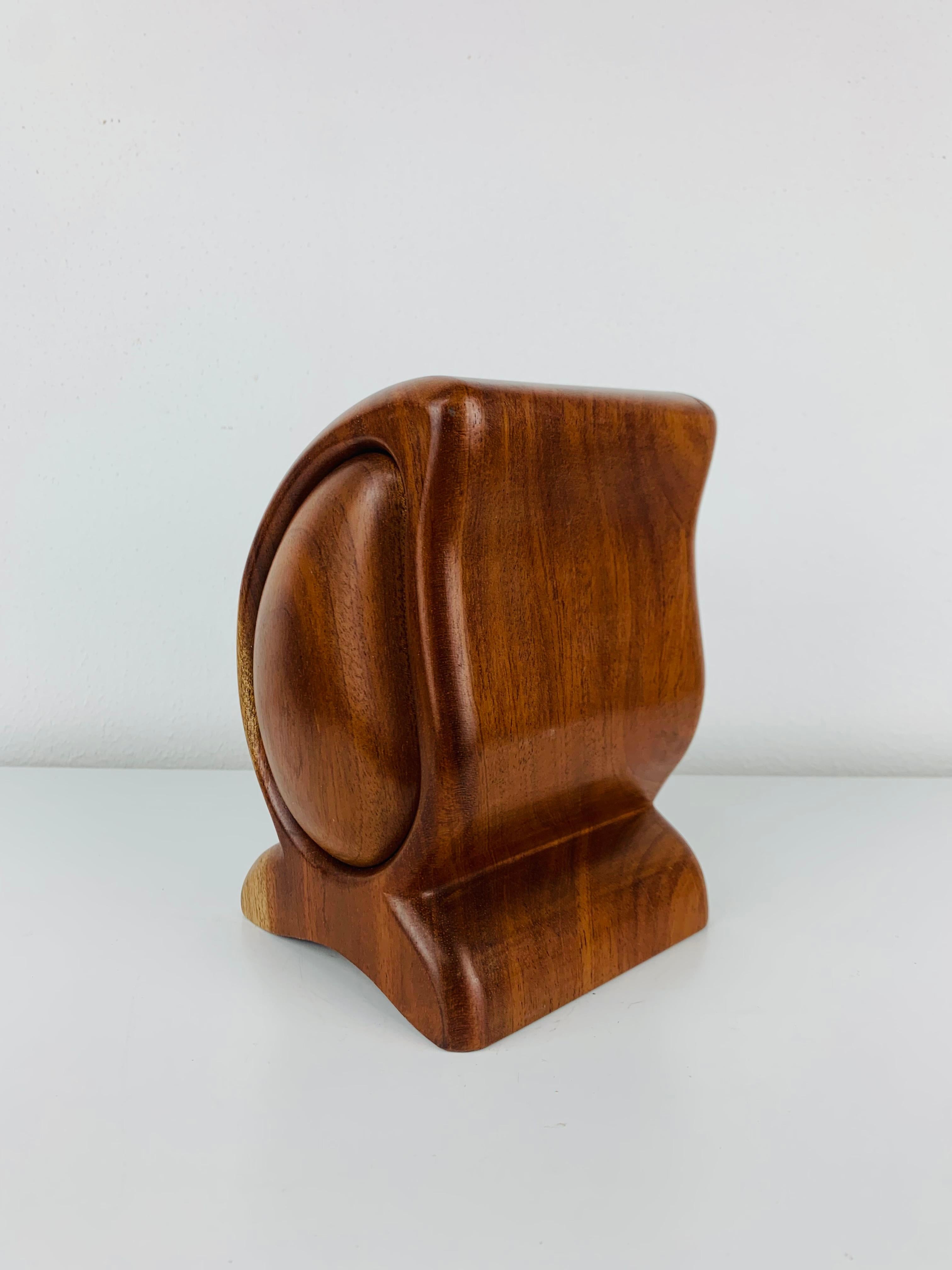 Skandinavische Schmuckschatulle aus Teakholz, 1980er Jahre, organisch (Skandinavische Moderne) im Angebot