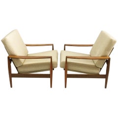 Scandinavian Teak Lounge Chairs, 1960s