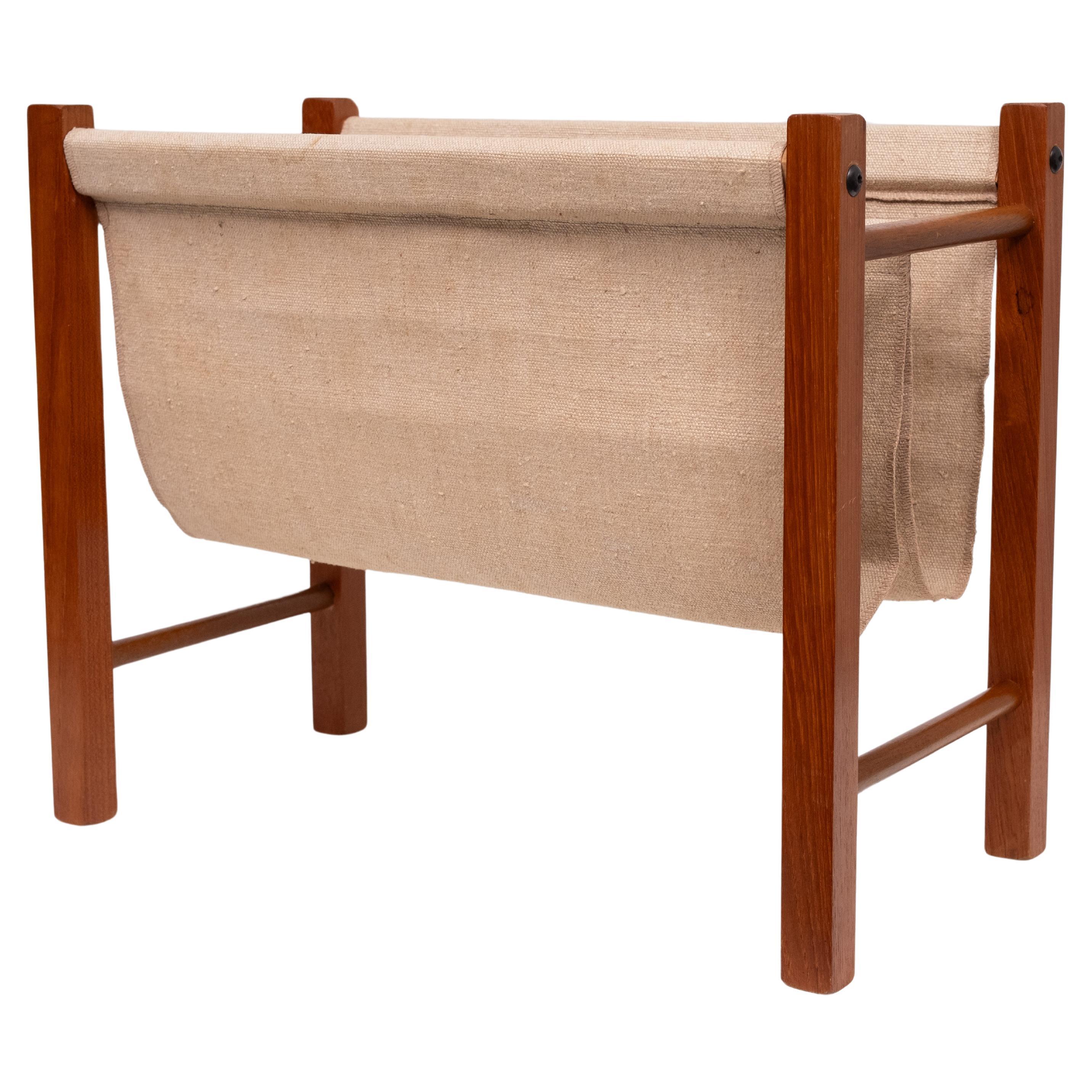 Portariviste scandinavo in teak  1960s