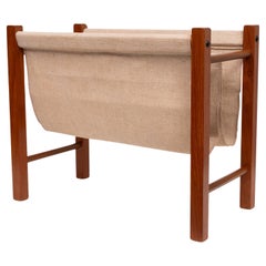 Porte-revues scandinave en teck  1960s