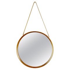 Scandinavian Teak Mirror by Uno and Osten Kristiansson for Luxus Vittsjö Sweden