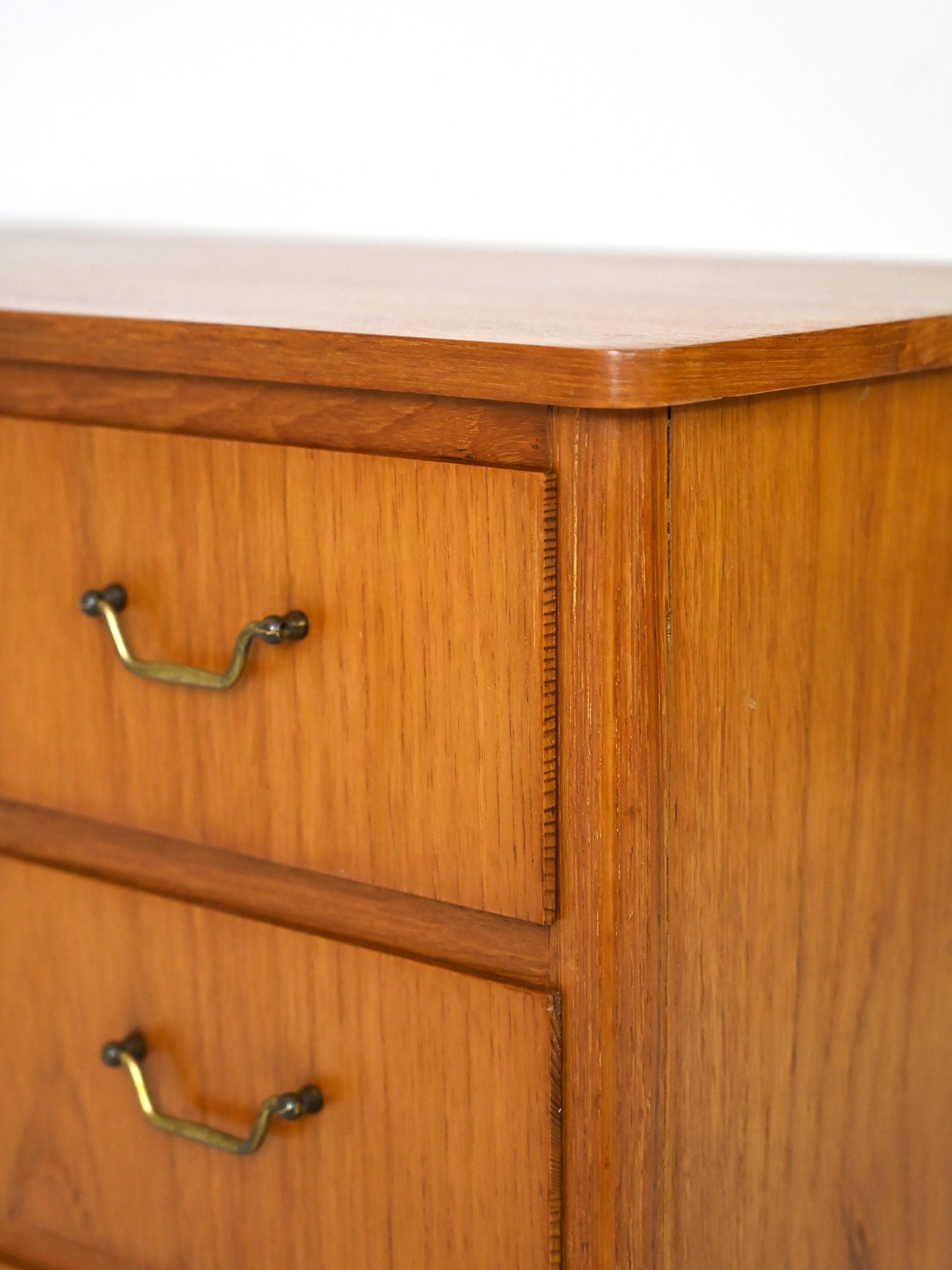 Scandinavian teak nightstand For Sale at 1stDibs