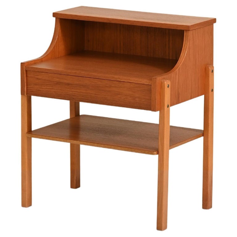 Scandinavian Teak Nightstand For Sale at 1stDibs