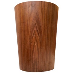 Scandinavian Teak Paper Waste Basket by Martin Åberg for Servex, 1950s