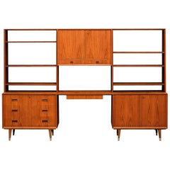 Scandinavian Teak Shelving System, 1960s